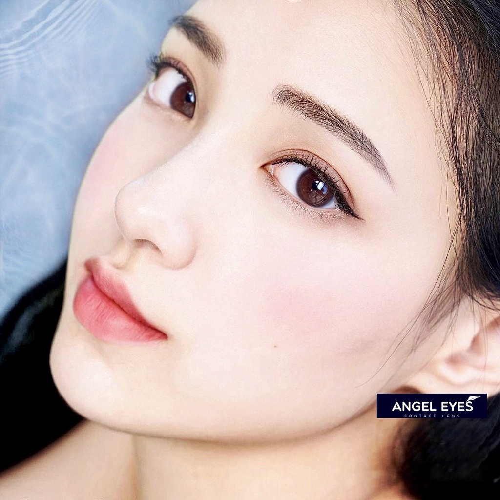 [NHẬP SRDEC130 GIẢM 20K] Contact Lens TRONG SUỐT Cận Loạn Không Giãn - Kính áp tròng Angel Eyes Silicone đeo 12-24h/ngày