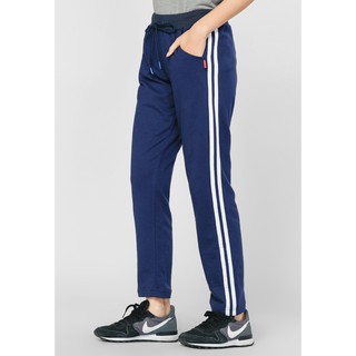 Quần thun dài nữ jogger hai sọc Phúc An