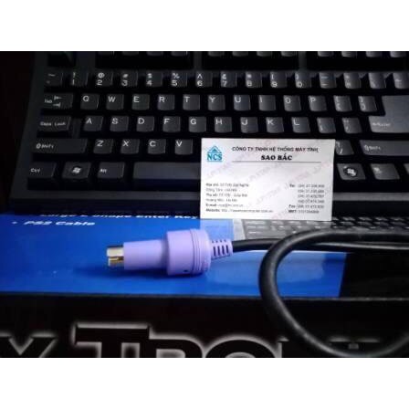 Bàn phím PS2 Key Tronic mới 100% - cổng tròn