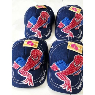 Mũ siêu nhân nhện cho bé trai , nón thêu siêu nhân nhện cho bé 3-5 Tuổi