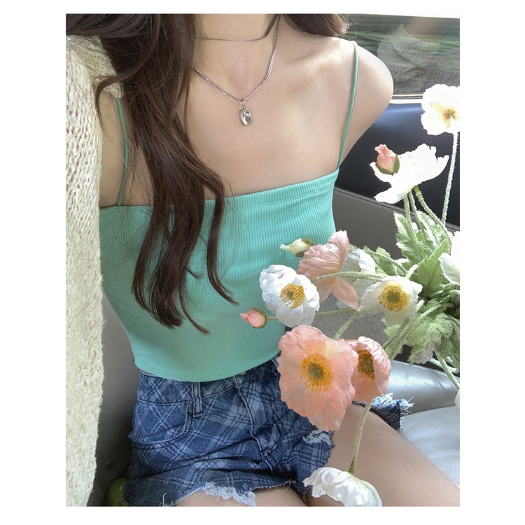 Áo Sweater Dệt Kim Sát Nách Kẻ Sọc Ca Rô Đen Trắng 6 Màu Lựa Chọn Cho Nữ Sinh