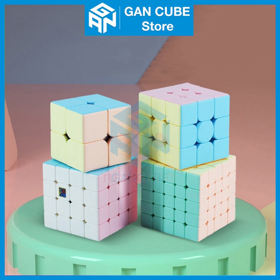 [Bộ Sưu Tập] Rubik MoYu Macaron 2x2 3x3 4x4 5x5 Pyraminx Rubic Biến Thể Stickerless Đồ Chơi Trí Tuệ - GAN CUBE Store