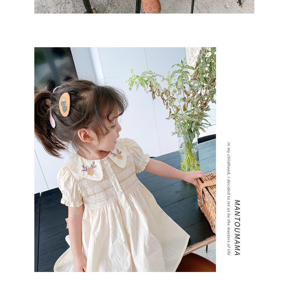 Váy Smock ngực thuê hoa cao cấp💖HÀNG CHUẨN ORDER💖Váy đầm cho bé