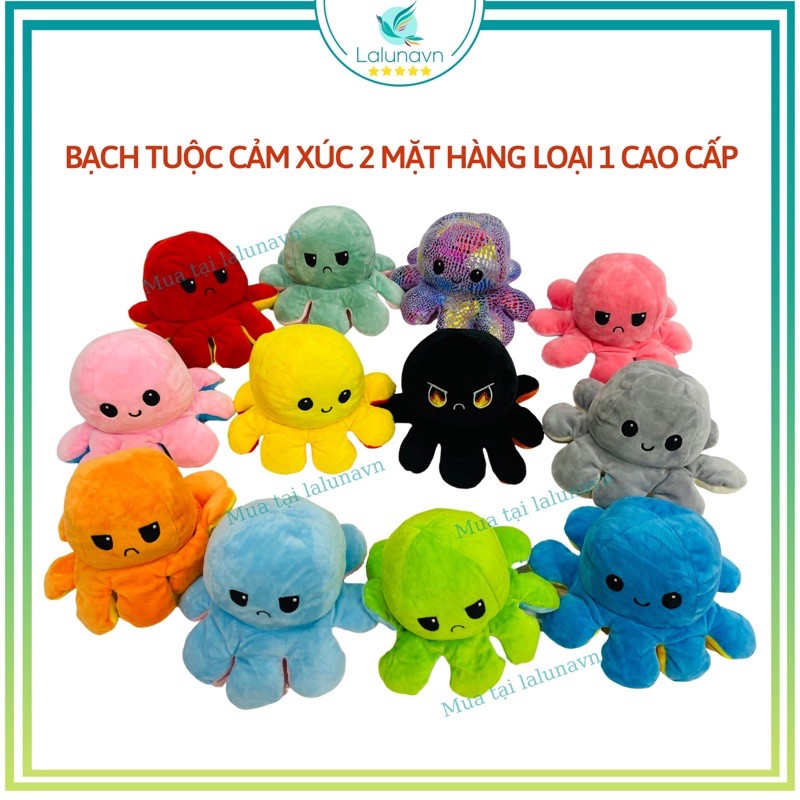 Lalunavn Bạch tuộc cảm xúc bông Cao Cấp Loại 1 vải đẹp , bông nhiều , may kỹ