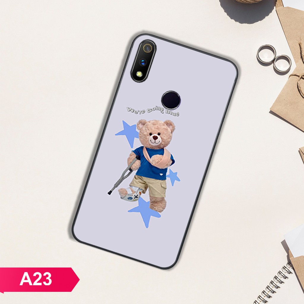 [ỐP ĐẸP]ỐP LƯNG OPPO REALME 3/REALME 3 PRO IN HÌNH GẤU BỰ CỰC ĐÁNG YÊU