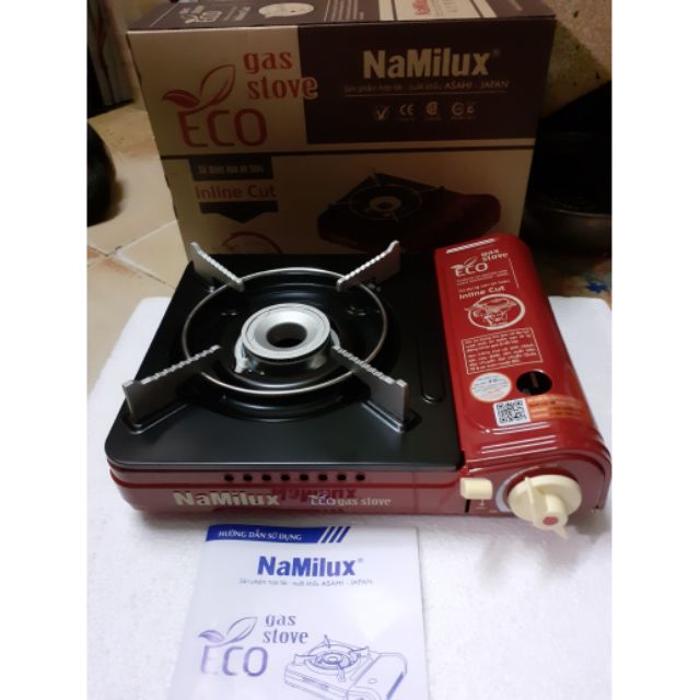 BẾP GAS MÀU NAMILUX MINI CHỐNG CHÁY NỔ GIẢM 15K