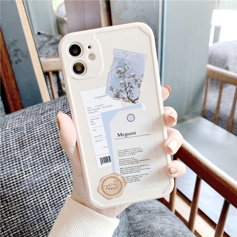 Ốp lưng iphone Megumi bóng cạnh vuông 6/6plus/6s/6splus/7/7plus/8/8plus/x/xr/xs/11/12/13/pro/max/plus/promax