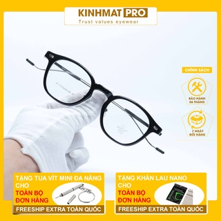 Gọng kính cận Hàn quốc Eddy 1 1 cao cấp Gọng kính nam nữ Kính mắt Pro