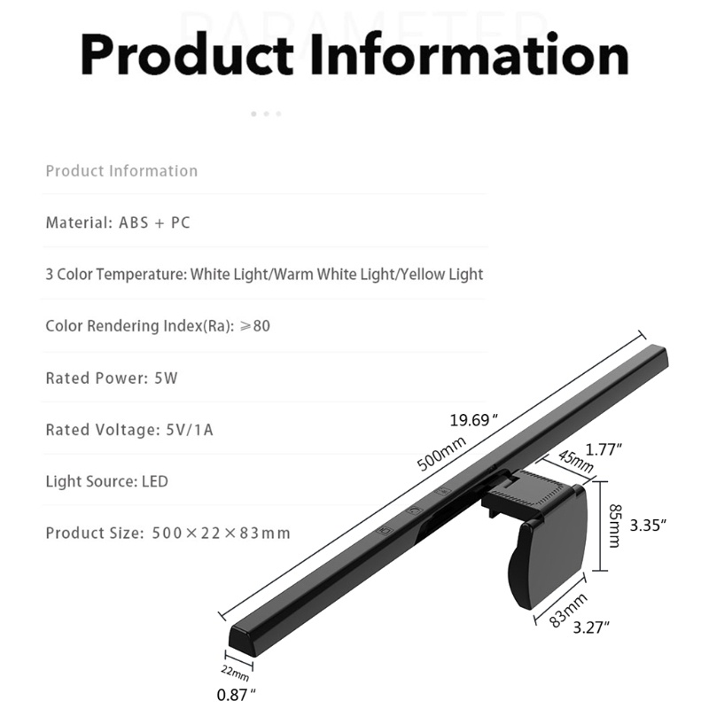 Nama Đèn LED Đọc Sách Bảo Vệ Mắt Sạc Cổng USB