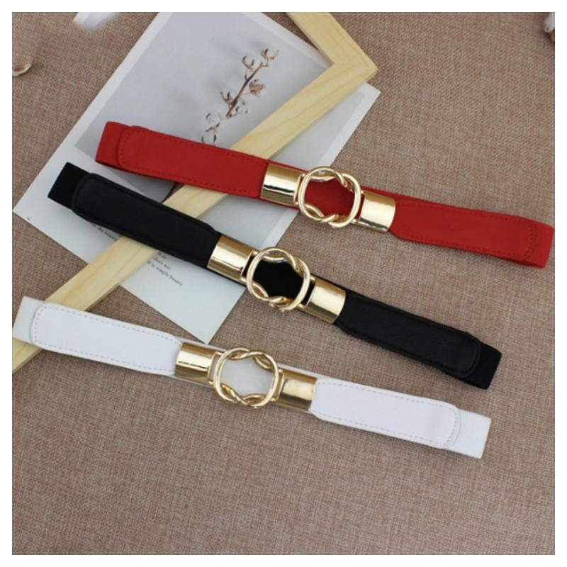 THẮT LƯNG NỮ ROUND, DÂY NỊT NỮ GURI CO GIÃN CAO CẤP TL01