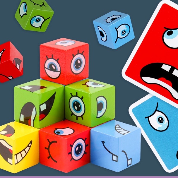 Rubik BIẾN THỂ Face Change Rubik's Cube 4 người chơi cùng lúc cực vui nhộn - Đồ Chơi Rubik