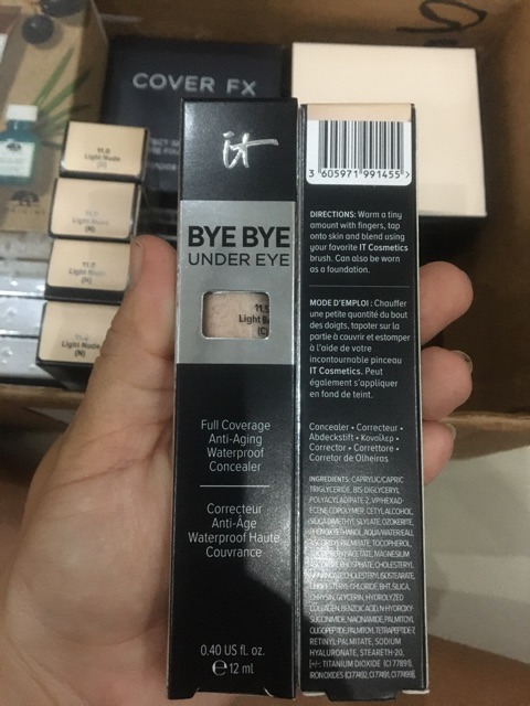 Hàng nội địa Mỹ Kem Che Khuyết Điểm It Cosmetics Bye Bye Under Eye™ Full Coverage Anti-Aging Waterproof Concealer 12ml | BigBuy360 - bigbuy360.vn