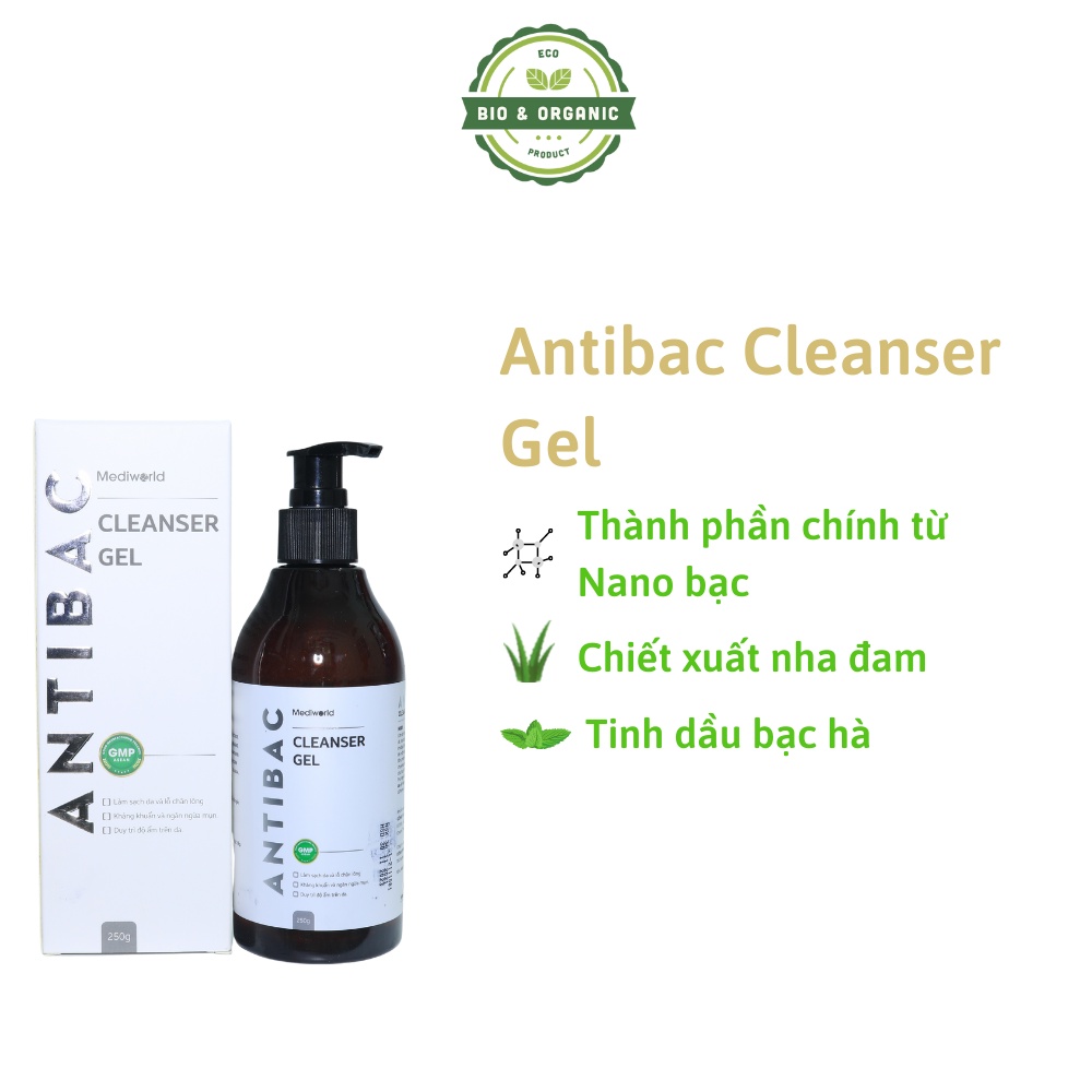 Sữa rửa mặt kháng khuẩn chăm sóc và bảo vệ làn da Antibac Cleanser Gel