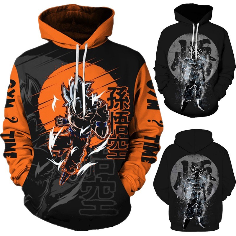 Áo Hoodie In Hình Nhân Vật Phim Dragon Ball 3d Cá Tính Cho Nam