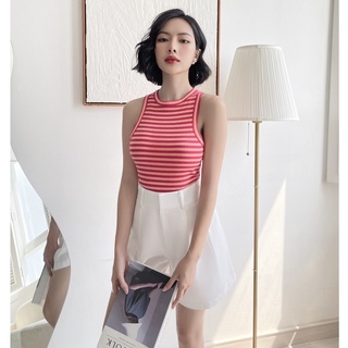 Áo sát nách sọc ngang màu , Peace House Clothing
