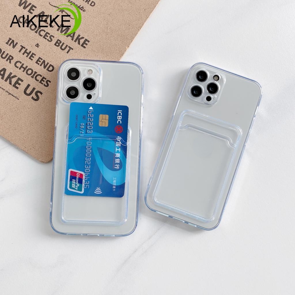 Ốp điện thoại có ngăn đựng thẻ cho Compatible for Iphone 13 11 12 Pro Max Mini Xs X Xr 7 8 Plus Se 2020 12pro