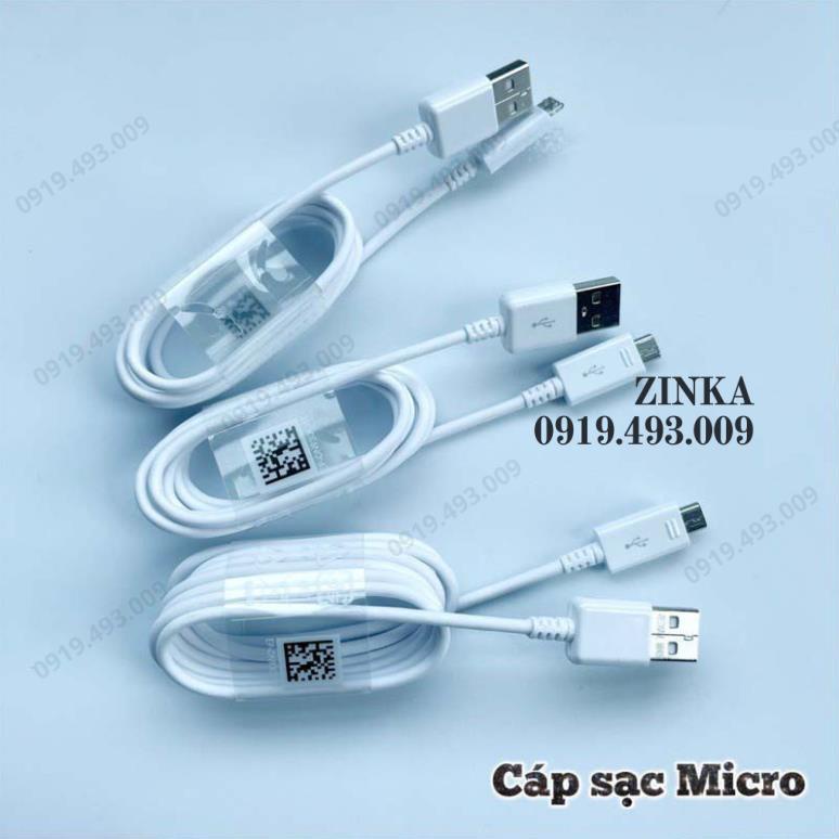 Dây Sạc Samsung Micro USB 2.0 Chính Hãng Bảo Hành 3 Tháng 1 Đổi 1  zinka