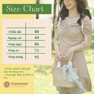 Đầm Linen Dây Rút Trễ Vai [ Trong Veo ]