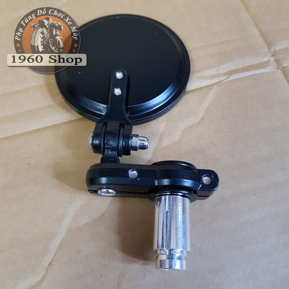 Gương gù tay lái xe máy nhôm cnc kính chiếu hậu - Kính Gù Tròn phù hợp độ Cafe Racer Tracker GD110 SU GN125 Win