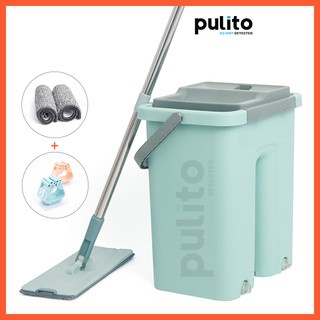 Xả bộ cây lau nhà ,chổi lau nhà thông minh Pulito tự vắt Siêu Tiện Lợi - xả hàng cuối năm