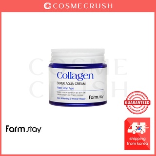 [Hàng mới về] Kem Dưỡng Da Farm Stay Chứa Collagen Thể Tích 80ml