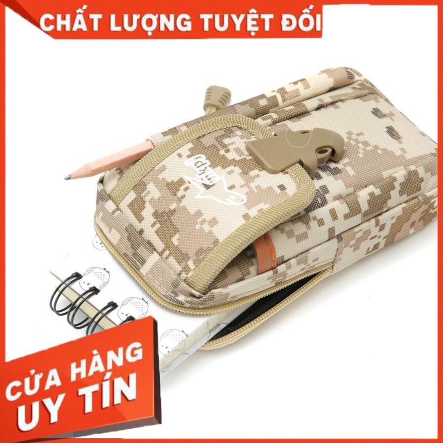 [Mã FAMALLT5 giảm 15% đơn 150K] Túi Đeo HôngHọa Tiết Cá Tính DH283 (Xám - Xanh rêu) | BigBuy360 - bigbuy360.vn