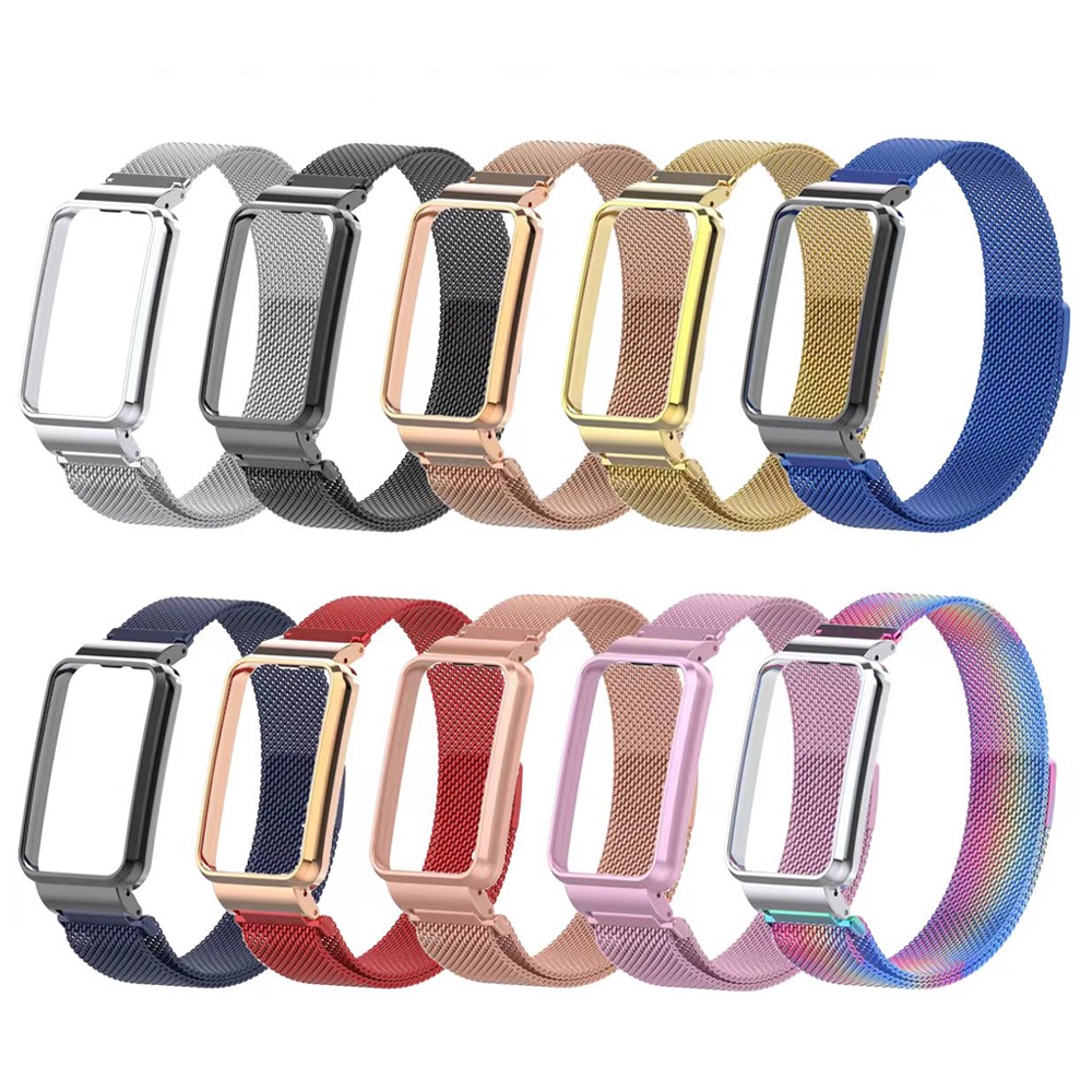 Dây Đeo Inox Cho Đồng Hồ Thông Minh Xiaomi Mi Band 7 Pro