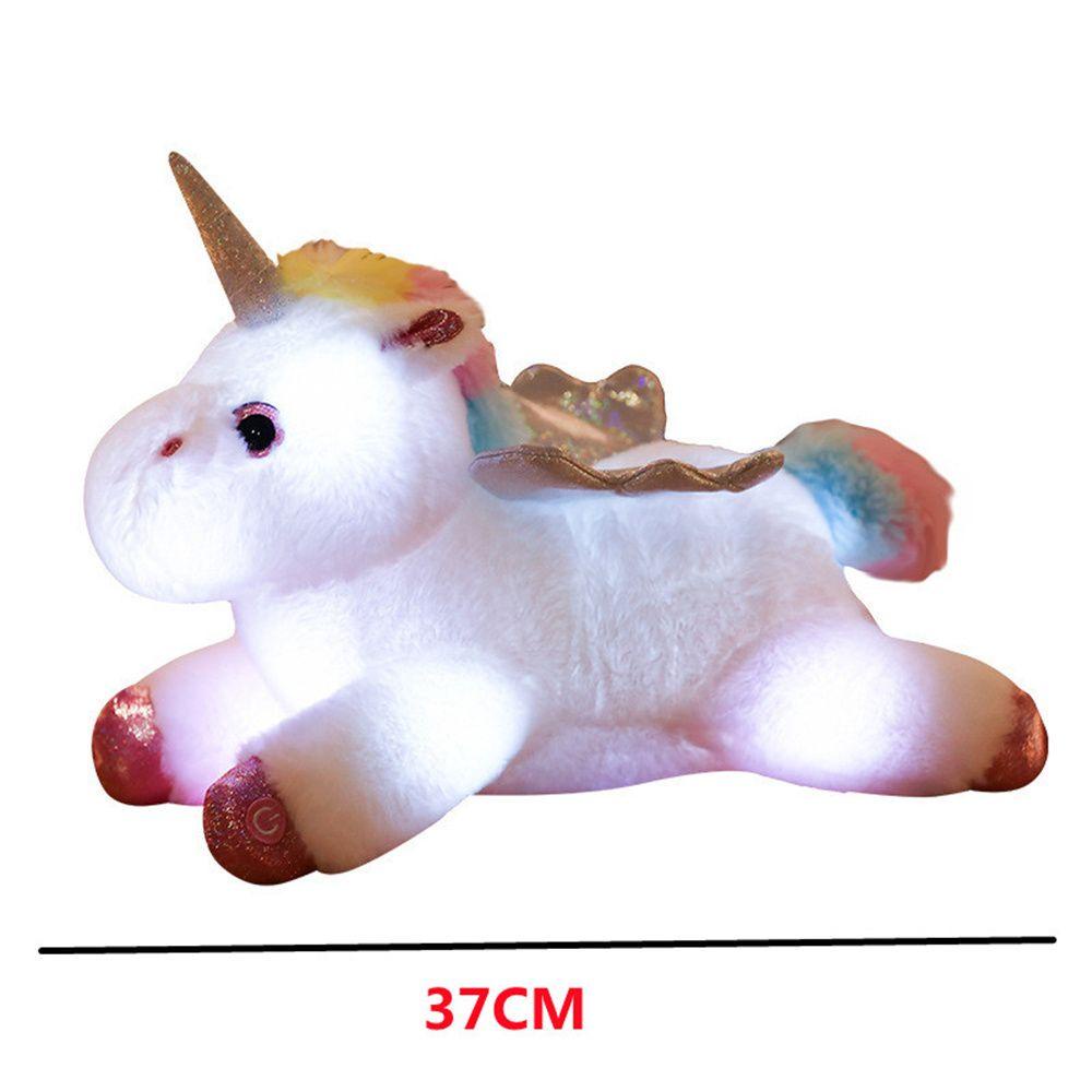 Đồ chơi nhồi bông Hình Kỳ Lân 38CM Có Đèn LED Phát Sáng