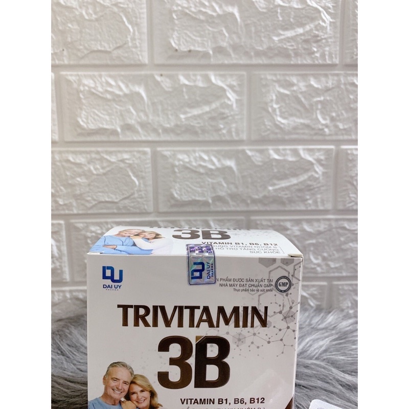 TRIVITAMIN 3B - Hộp 100 viên nang mềm - Bổ sung Vitamin nhóm B  hỗ trợ tăng cường sức khỏe - Chika
