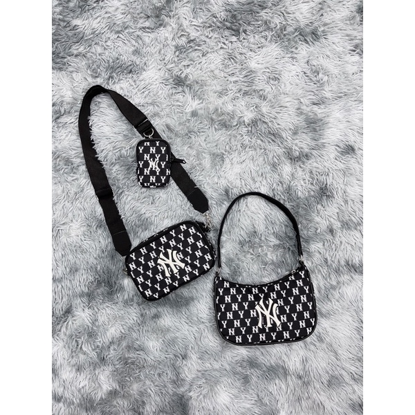 (ảnh thật)Túi đeo chéo/ túi tote Monogram Jacquard Cross hàng chuẩn
