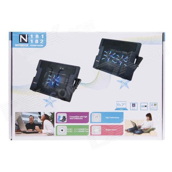 Đế tản nhiệt Laptop N182 (2FAN)