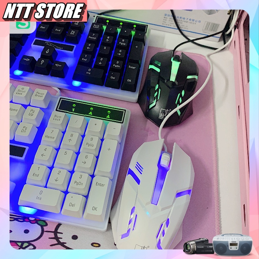 Combo phím chuột giả cơ G21 Chuyên Game led 7 màu dành cho các game thủ - NTT Store