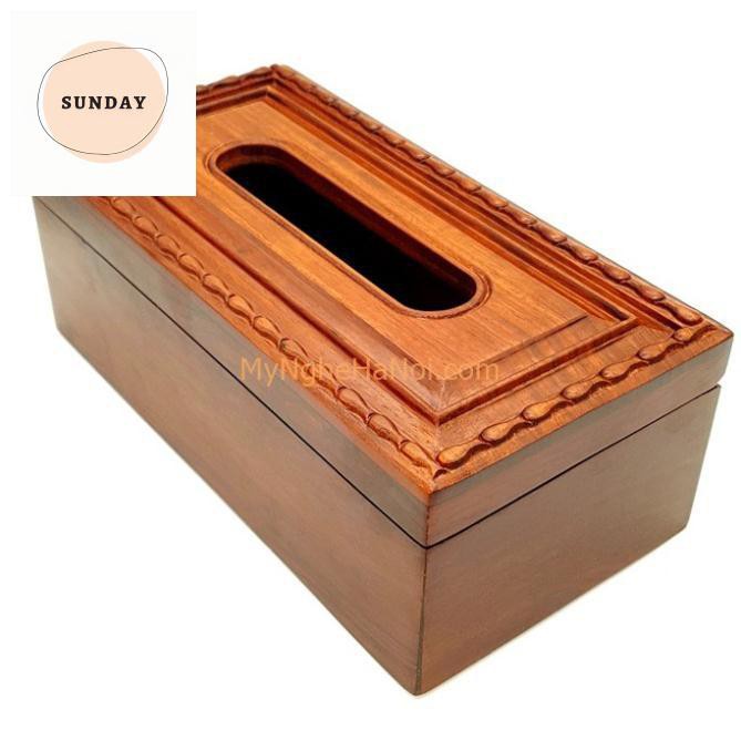 Hộp đựng Giấy Ăn_Khăn Giấy Bằng Gỗ Hương Cao Cấp-HÀNG ĐẸP | BigBuy360 - bigbuy360.vn