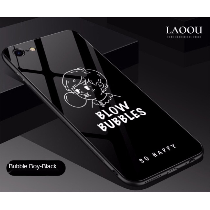 Ốp lưng iphone 6, 7, 8 Plus, X, XS, XR, XSMAX, 11, 11PRO, 11 PROMAX, 12, 13 PROMAX cậu bé thổi kẹo cao su thiên nhiên BẰ