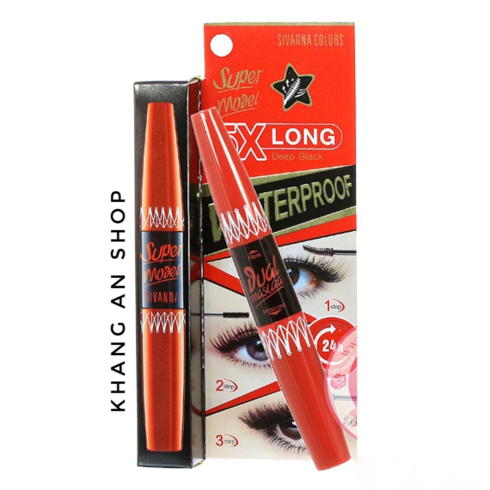 Mascara 2 Đầu Sivanna Super Model 5X Long Thái Lan