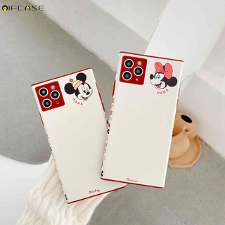 Ốp lưng in hình chuột Mickey/Minnie dễ thương dành cho iPhone 12 Mini Pro Max 11 Pro Max XS Max XR X 7 8 Plus