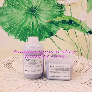 Davines love smoothing - dầu gội và dầu xả suôn mượt - 250ml & 1000ml