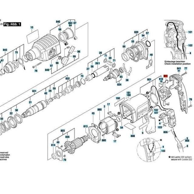 Chổi Carbon Bosch Gbh 2-22, 2-23, 2-24, 2-26, 3-28