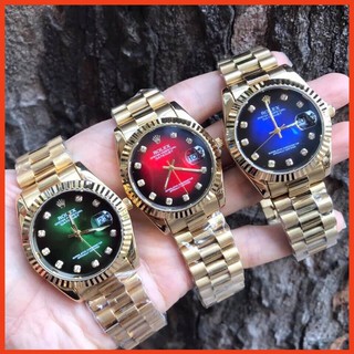 Đồng Nam Rolex156 dây đặc nguyên khối, mạ không rỉ, dây full vàng