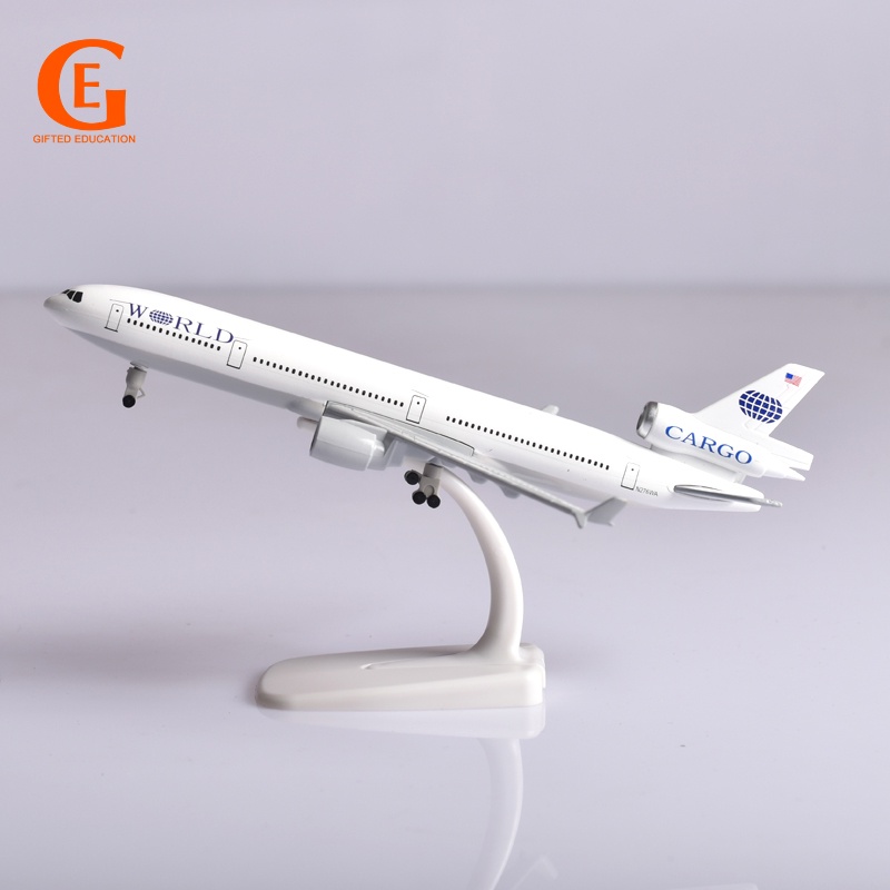 World Cargo MD-11 Mô hình máy bay Diecast Metal Md11 Máy bay mô hình máy bay có bánh xe