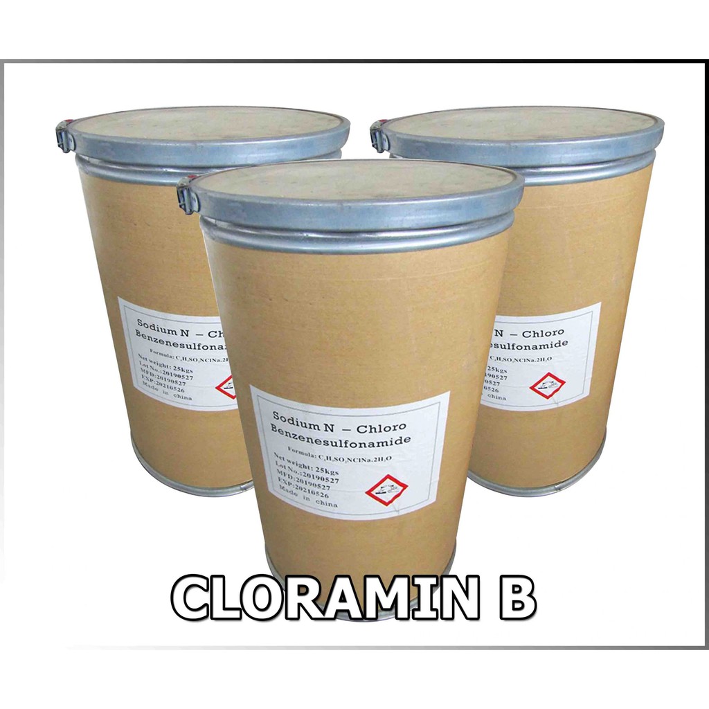 Bột khử khuẩn Cloramin b 220k/ kg ( nguyên thùng 25kg)
