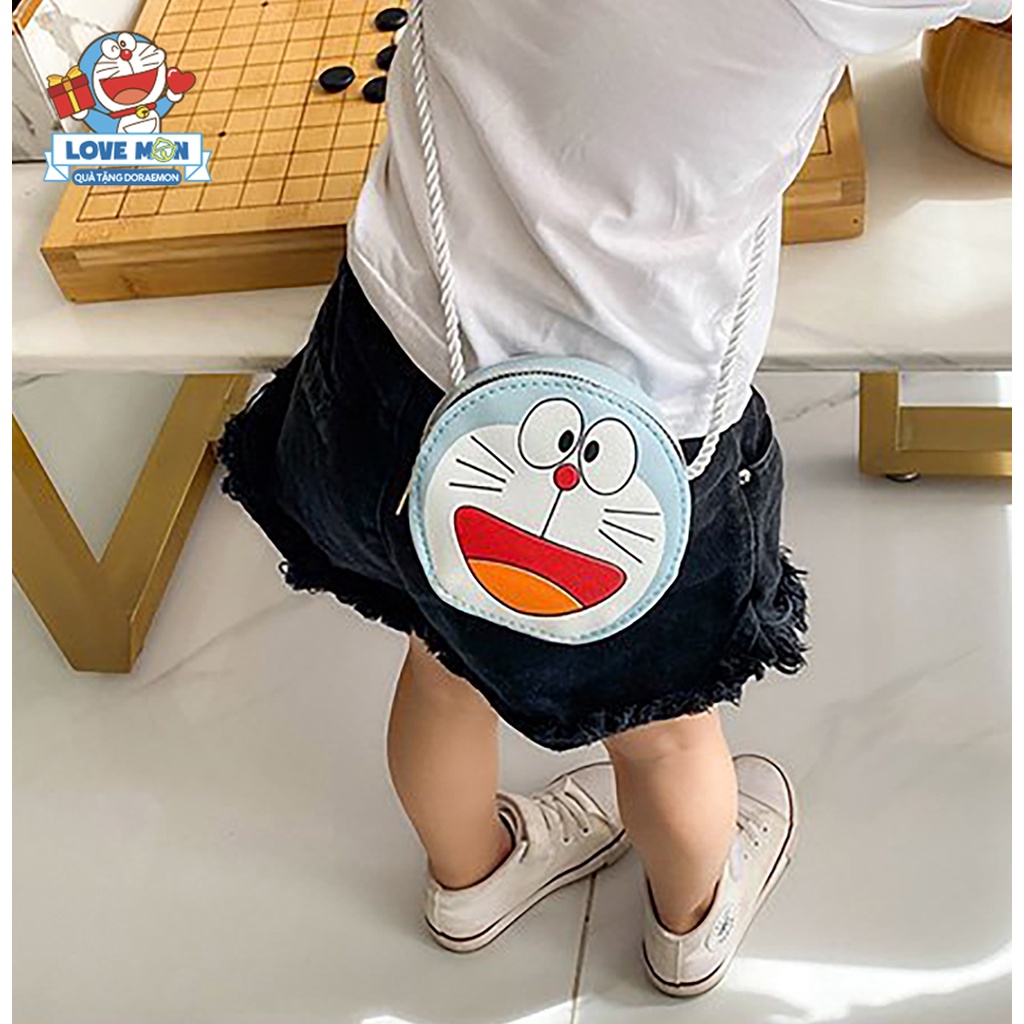 TÚI ĐEO CHÉO MINI DOREMON KÈM DÂY ĐEO