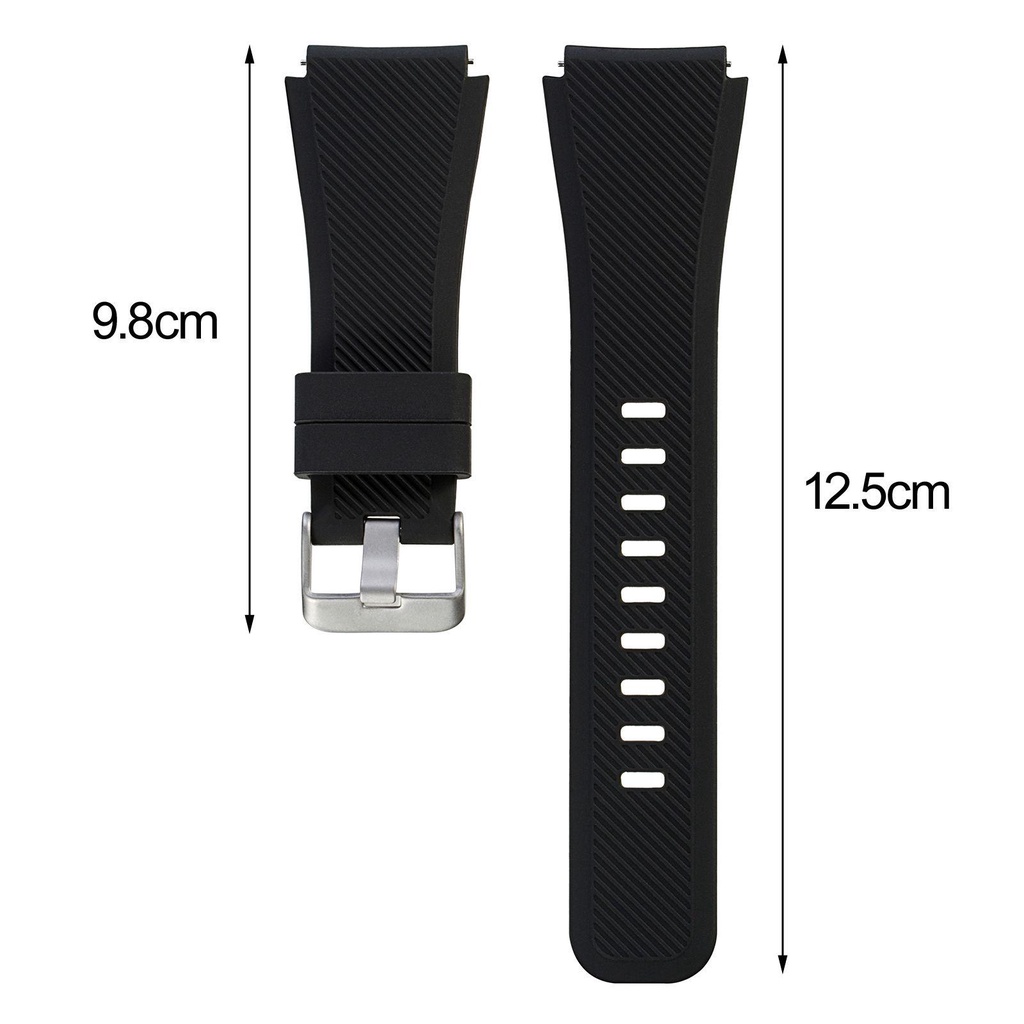 Dây Đeo Thay Thế Bằng Silicone 22mm Cho Đồng Hồ Thông Minh Apple Watch