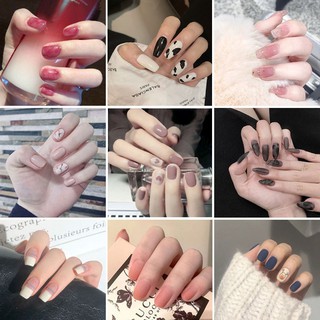 Bộ 24 Móng Tay Giả Trang Trí Nghệ Thuật Sành Điệu