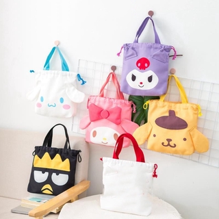 Kuromi Melody Penguin Anime Shoulder Bags Messenger Handbag Cartoon Casual Shopping Bag
