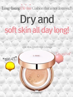 Phấn Nước LIME Real Cover Pink Cushion