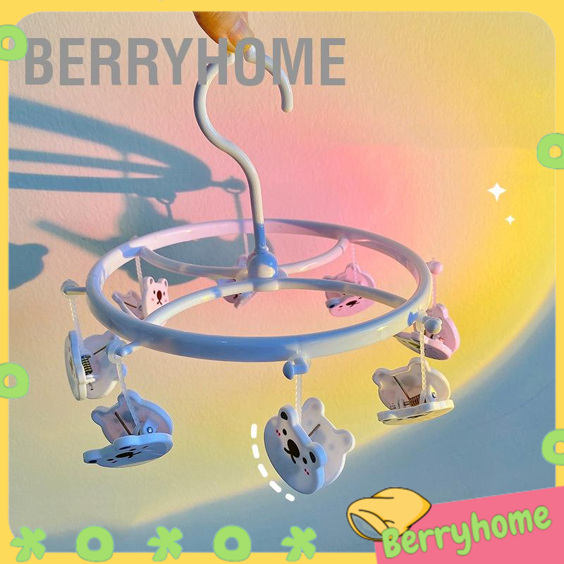 Nhựa Treo Phơi Mút Quần Lót Oversleeve Kẹp Vải Nhỏ Cho Ký Túc Xá Sinh Viên Tại Nhà BerryHome~