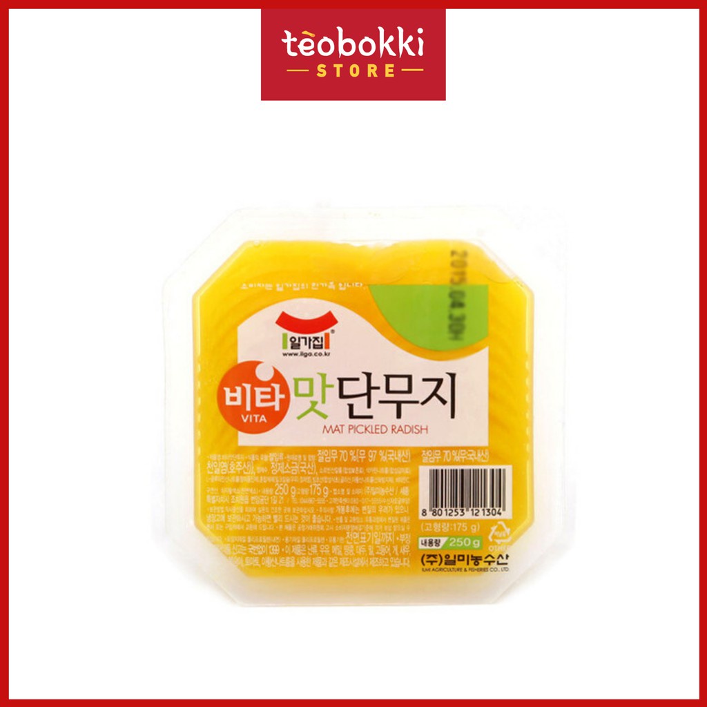 Củ cải vàng cắt lát Ilga 250g