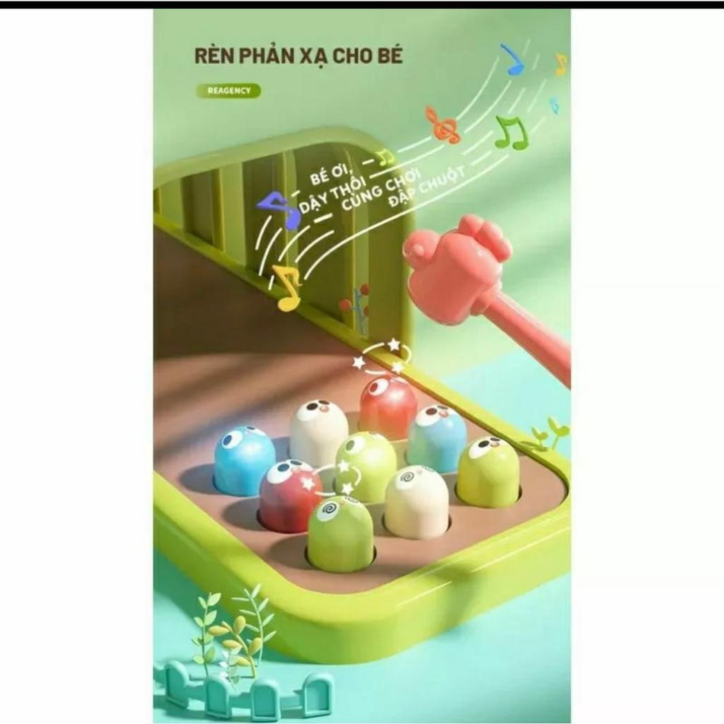 Đồ Chơi Nông Trại Vui Vẻ 4in1 Cho Bé Câu Cá, Đập Chuột, Trồng Cà Rốt, Bắt Sâu