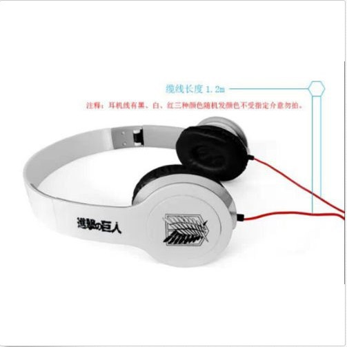 Tai nghe chụp tai cho âm thanh trầm phong cách phim hoạt hình Attack on Titan | BigBuy360 - bigbuy360.vn